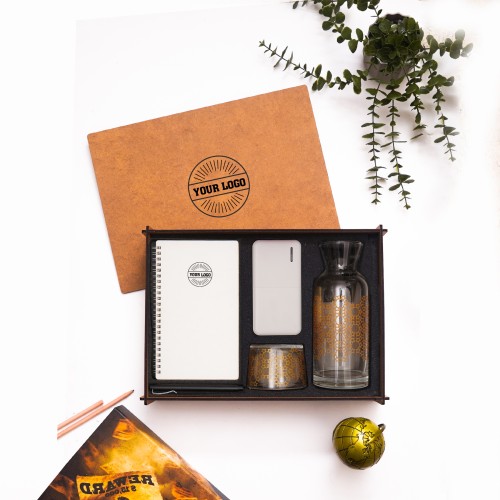 Ahşap Kutulu Hediye Seti 3626-25